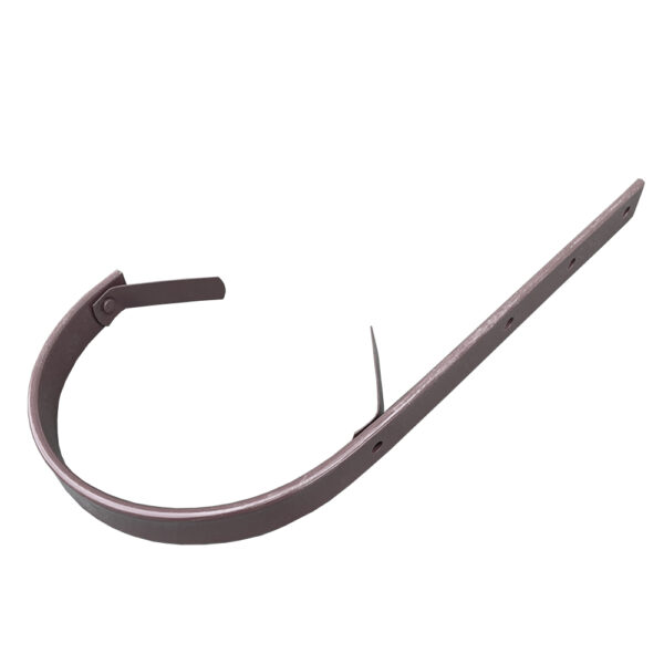 Egyenes szárú csatorna tartó vas, RAL7016 Antracit